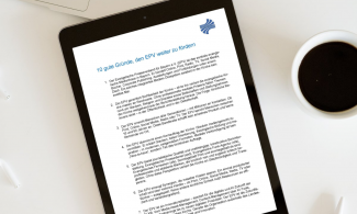 Zehn gute Gründe, den EPV weiter zu fördern